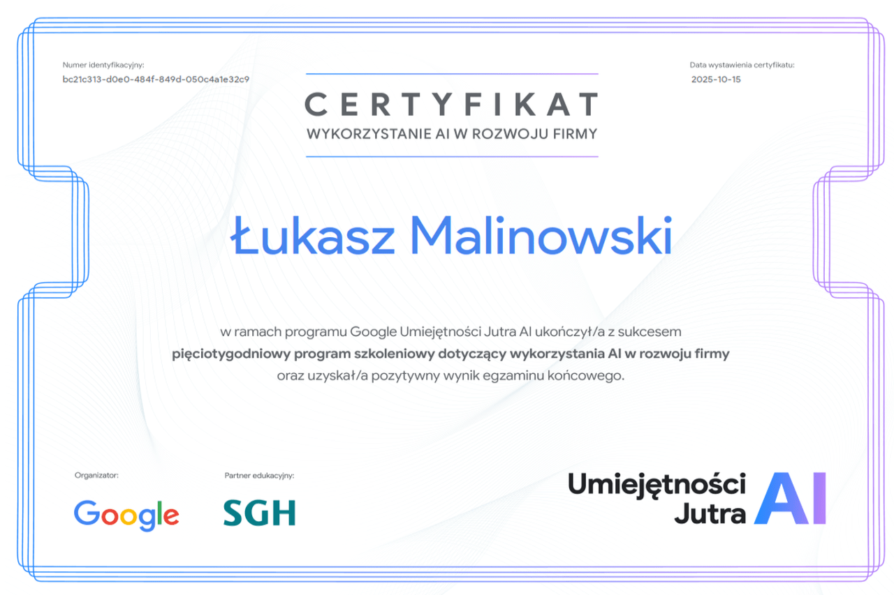 Google - Umiejętności Jutra